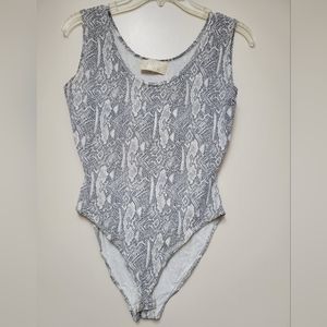 Cache Snake print Bodysuit